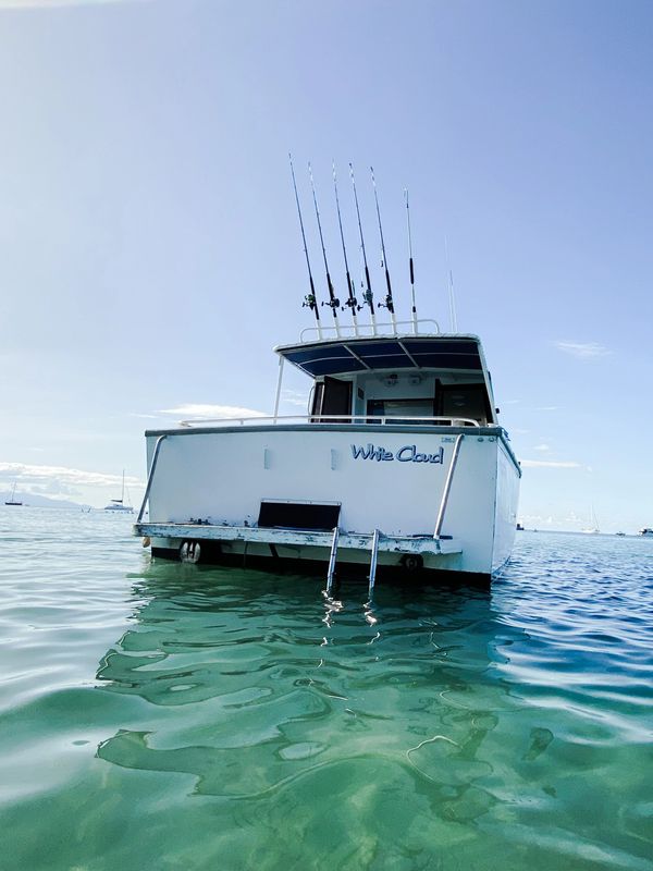 a small boat in a body of water